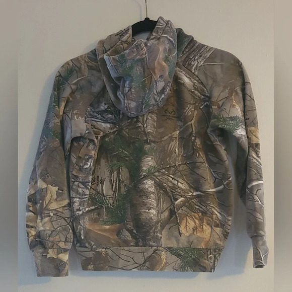 Cabela's‎ Outfitters  RealTree Xtra Camo Youth Hoodie Sweatshirt Size Medium - Picture 5 of 14
